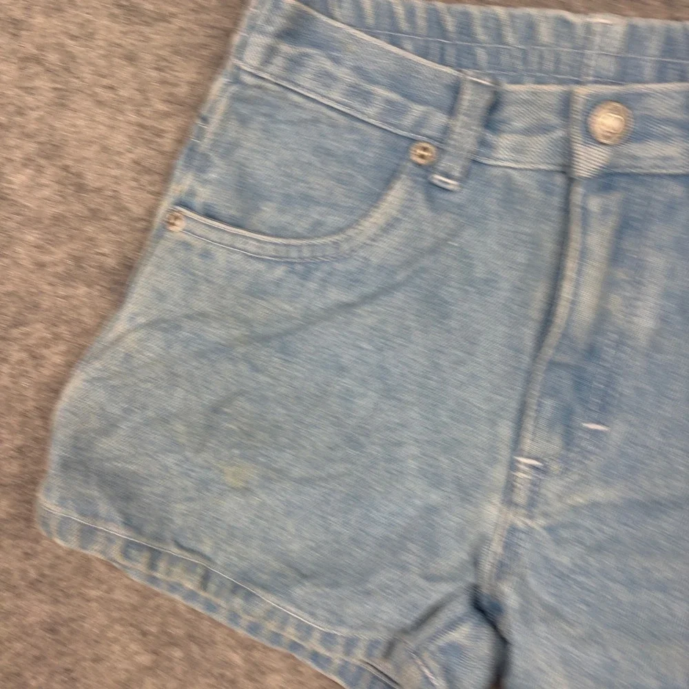 The Children's Place Denim Shorts Girls 6X/7 Butterfly Embroidered Crochet Patch